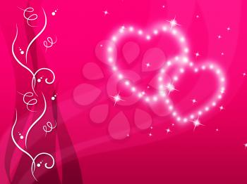 Pink Hearts Background Meaning Love Family And Floral
