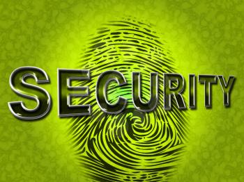 Security Fingerprint Meaning Company Id And Brand
