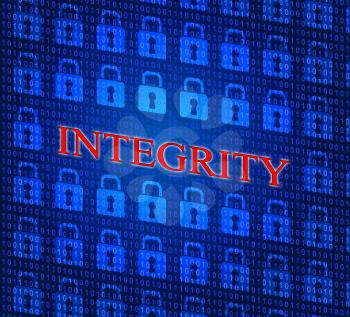 Data Integrity Indicating Ethical Reliable And Uprightness