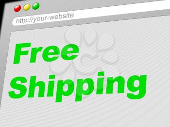 Free Shipping Meaning With Our Compliments And Freebie