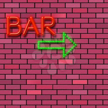Brick Wall Meaning Traditional Pub And Background
