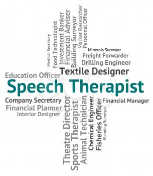 Speech Therapist Meaning Words Word And Recruitment