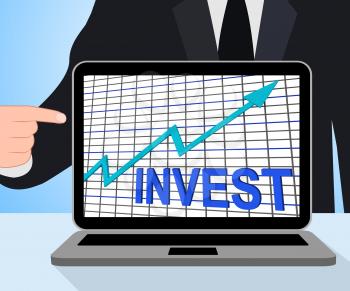 Invest Chart Graph Displaying Increase Investment