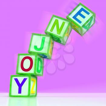 Enjoy Letters Meaning Recreation Play Or Fun