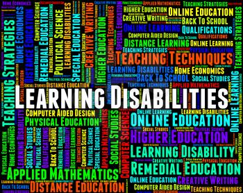 Learning Disabilities Words Meaning Special Education And Schooling