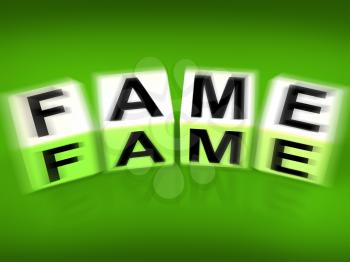 Fame Displaying Famous Renowned or Notable Celebrity