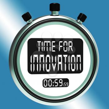 Time For Innovation Meaning Creative Development And Ingenuity