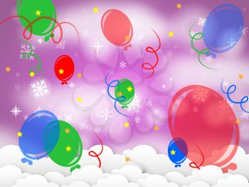 Background Celebrate Meaning Celebration Balloon And Parties