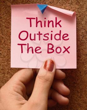 Think Outside The Box Means Different Unconventional Thinking
