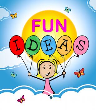 Fun Ideas Representing Contemplations Happiness And Joy