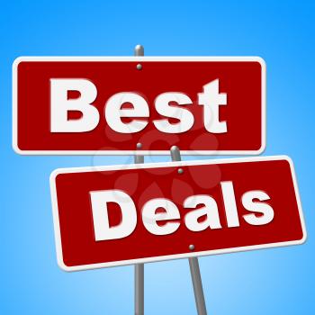 Best Deals Signs Meaning Reduction Promotional And Closeout
