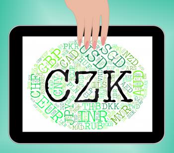 Czk Currency Meaning Czech Republic And Banknotes