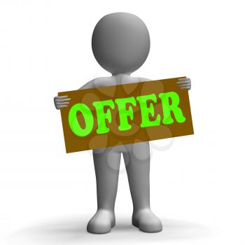 Offer Sign Character Meaning Special Offers Discounts And Sales