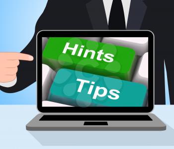 Hints Tips Computer Meaning Guidance And Advice