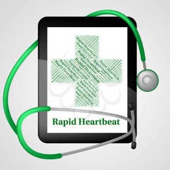 Rapid Heartbeat Meaning High Speed And Tachycardia
