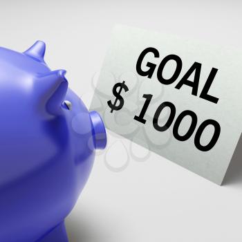 Goals Dollars Showing Aim Target And Plan