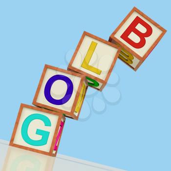 Blog Blocks Showing Blogger Internet And Niche