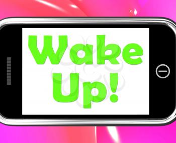 Wake Up On Phone Meaning Awake And Rise
