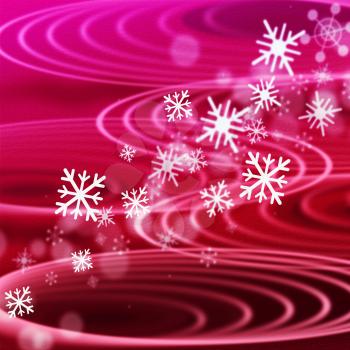 Red Rippling Background Meaning Ripples Circles And Snowflakes
