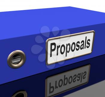File Proposals Indicating Project Management And Projects
