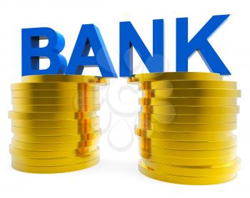 Bank Savings Meaning Upward Progress And Save
