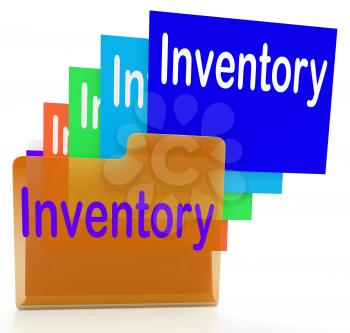 Files Inventory Meaning Document Organized And Products
