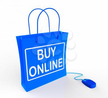 Buy Online Bag Showing Internet Availability for Buying and Sales