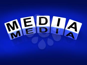 Media Blocks Referring to Radio TV Newspapers and Multimedia