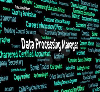 Data Processing Manager Showing Employment Jobs And Principal