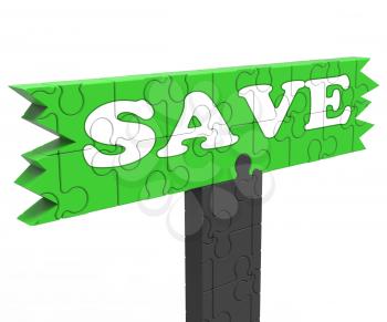 Save Meaning Discount Reduction Or Promotion Pricing