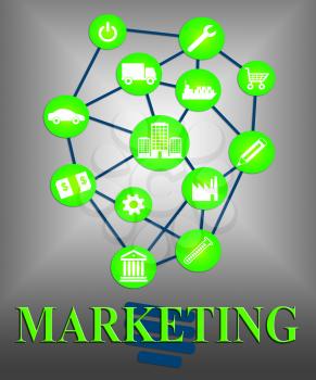 Marketing Ideas Representing Concepts Plans And Commerce