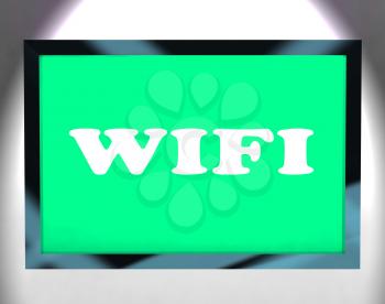 Wifi Internet Screen Showing Hotspot Wi-fi Or Connection