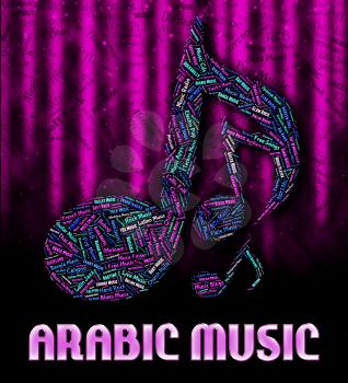 Arabic Music Representing Sound Tracks And Harmony