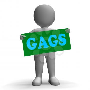 Gags Sign Character Meaning Comedy Humor And Jokes