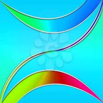 Colorful Leaves Background Meaning Stem And Growth
