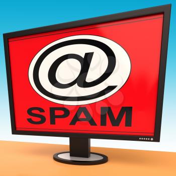 Spam Message Showing Unwanted And Malicious Spamming