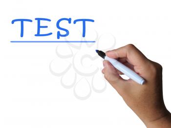 Test Word Meaning Examination Assessment And Mark