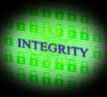 Integrity Data Showing Facts Information And Virtue