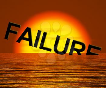 Failure Word Sinking As Symbol for Rejection And Malfunctions