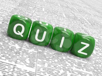 Quiz Dice Meaning Correct Or Incorrect Answers