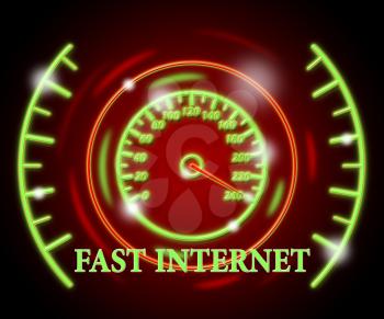 Fast Internet Meaning Web Site And Rapid