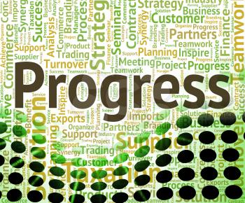 Progress Word Meaning Advance Betterment And Growth