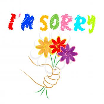 I'm Sorry Flowers Representing Floral Forgiveness And Apology