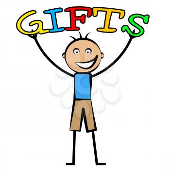 Kids Gifts Representing Youngsters Occasion And Presents