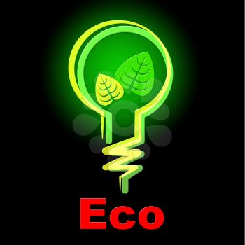 Light Bulb Meaning Go Green And Eco-Friendly