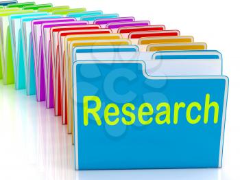 Research Folders Meaning Investigation Gathering Data And Analysing