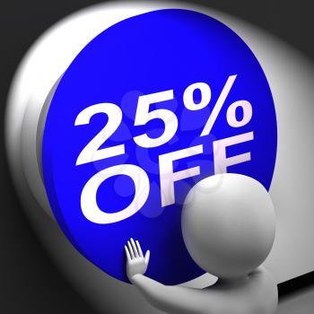 Twenty-Five Percent Off Pressed Showing 25 Price Reduction
