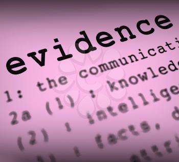 Evidence Definition Meaning Crime Scene Investigation And Police Report