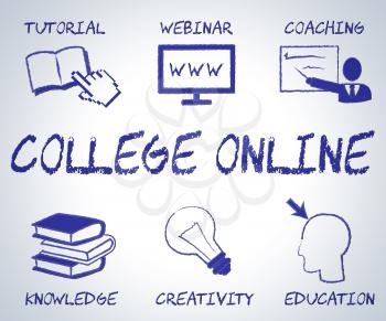 College Online Showing Learn Universities And Internet