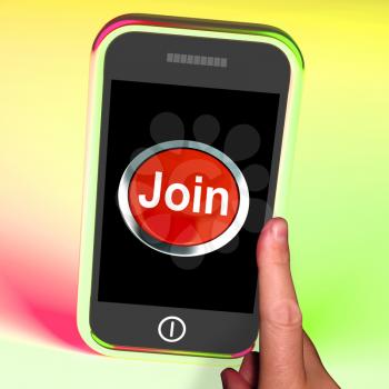 Join Button On Mobile Showing Subscription And Registration